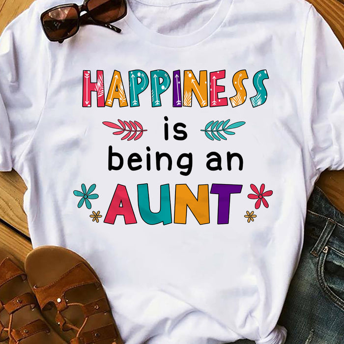 Happiness Is Being An Aunt T Shirt  DB2220 30O57 1