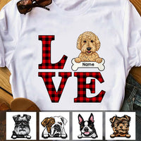 Personalized Love Dog T Shirt MR231 30O47 thumb 1