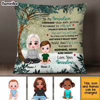 Personalized Grandson Hug This Pillow FB212 85O34 thumb 1