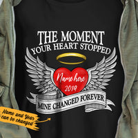 Personalized Memorial Mom Dad My Heart Changed Forever T Shirt MR223 67O36 thumb 1