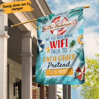 Personalized Pool Garden Flag JN223 87O34 thumb 1