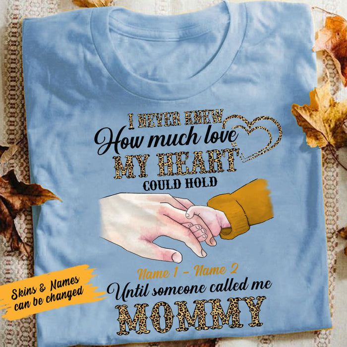 Personalized Mom Grandma Love Pattern T Shirt MR251 30O58 1