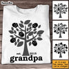 Personalized Dad Grandpa Tree T Shirt AP261 30O53 1