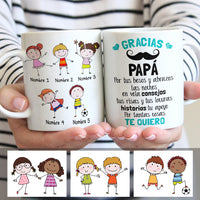 Personalized Dad Spanish Padre Mug MY201 26O47 thumb 1