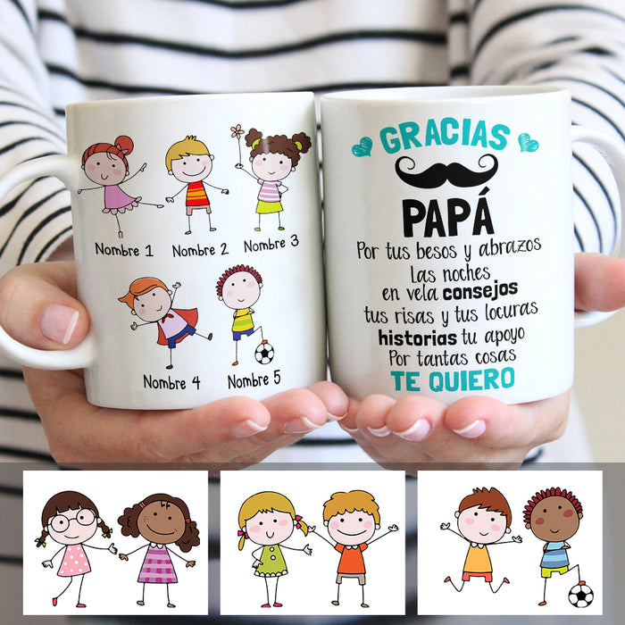 Personalized Dad Spanish Padre Mug MY201 26O47 1