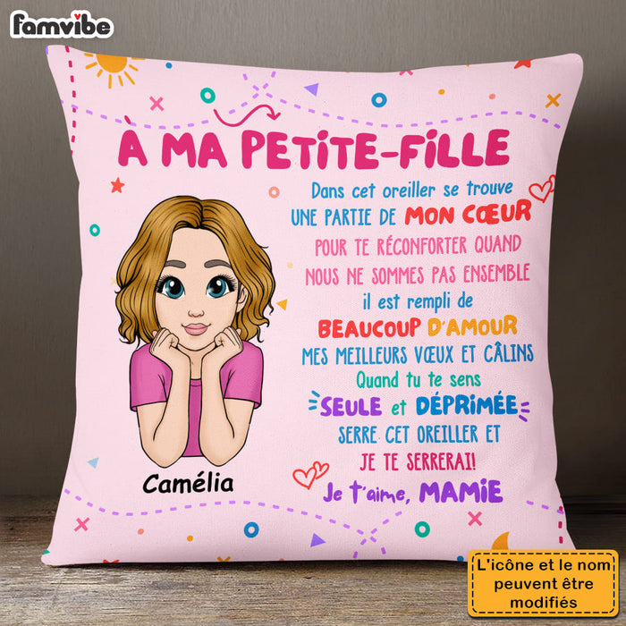 Personalized Gift For Grandson French Petit Fils Pillow 30420 1