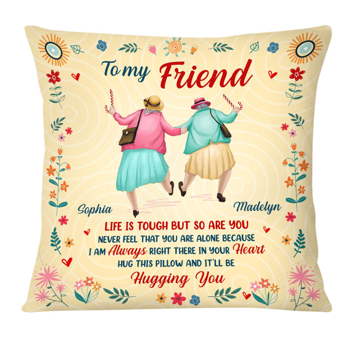 Personalized Gift For Friend Right There In Your Heart Pillow 30435 1