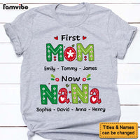 Personalized First Mom Now Grandma Shirt - Hoodie - Sweatshirt 30202 thumb 1