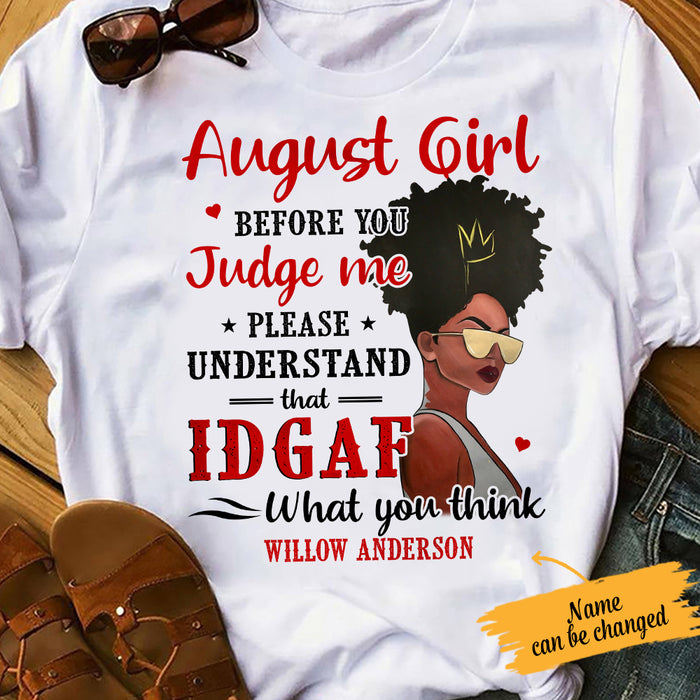 Personalized BWA  Judge Me White T Shirt JL131 30O65 1