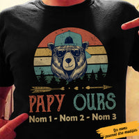 Personalized Dad Camping  Papa French T Shirt AP915 30O57 thumb 1