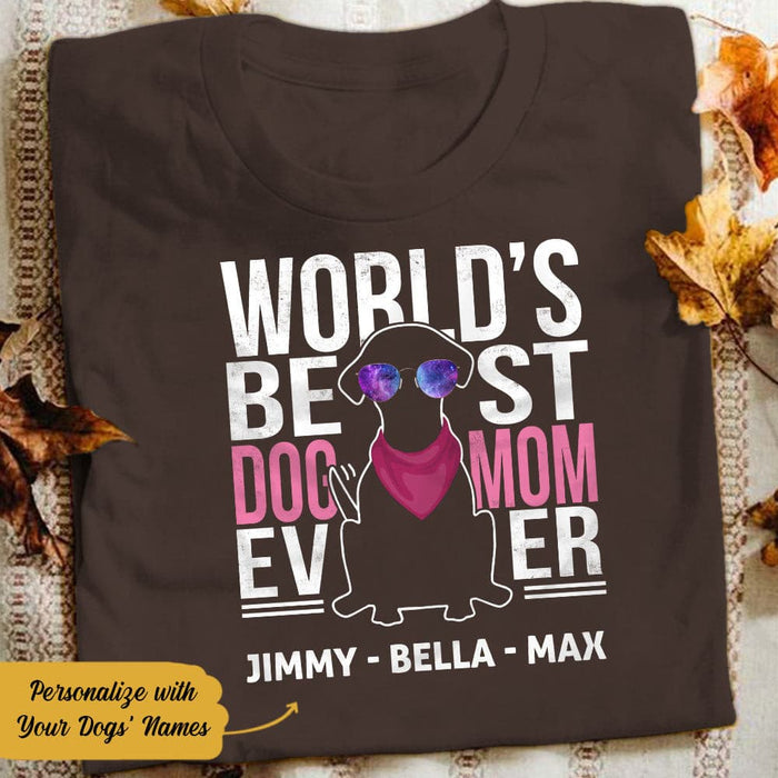 Personalized Dog Mom T Shirt JN152 67O58 1