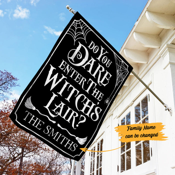 Personalized Witch Halloween Flag JL147 85O53 1