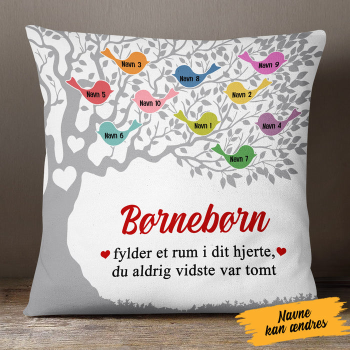 Personalized Danish Mor Mormor Family Tree Mom Grandma Pillow AP71 65O53 (Insert Included) 1