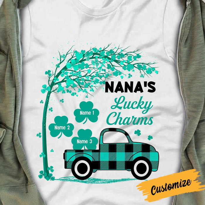 Personalized Grandma Patrick's Day T Shirt FB142 85O36 1
