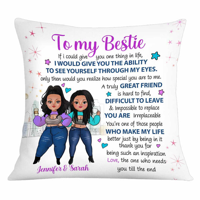 Personalized To My Friend Thank You Leopard Pillow OB264 58O34 1