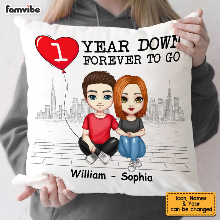 Personalized Couple Anniversary Pillow JL153 85O53 1