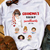 Personalized Mom Grandma Little Sweethearts T Shirt JL21 95O36 1