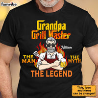 Personalized Gift For Grandpa Grill Master Shirt - Hoodie - Sweatshirt 27844 thumb 1