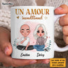 Personalized French Couples Gift Un Amour Inconditionnel Mug 30828 1