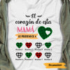 Personalized Mom Grandma Heart Spanish Mamá Abuela Corazón T Shirt AP1312 95O47 1