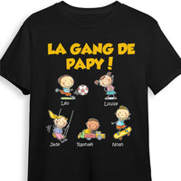 Personalized Gift For Grandpa French Papa Grand-père Shirt - Hoodie - Sweatshirt 31066 thumb 1