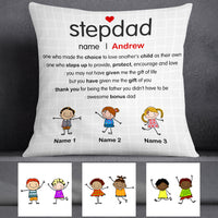 Personalized Stepdad Dad Pillow MY51 87O53 (Insert Included) thumb 1
