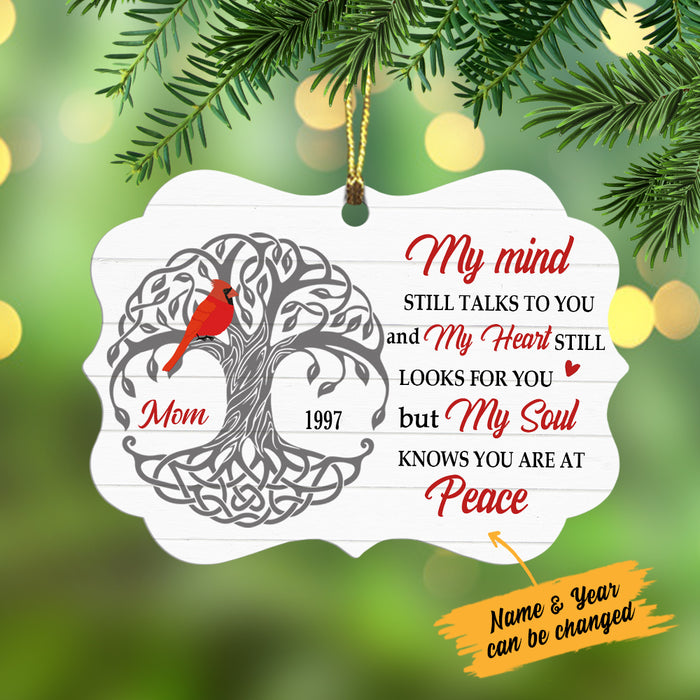 Personalized Cardinal Memorial Mom Dad Benelux Ornament NB162 30O34 1