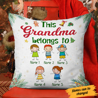 Personalized Grandma Christmas Pillow NB103 81O34 thumb 1