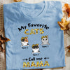 Personalized My Favorite Cat Call Mom Grandma T Shirt MR251 65O57 1