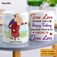 Personalized Couple Gift There Is No Ending To True Love Mug 31235 thumb 1