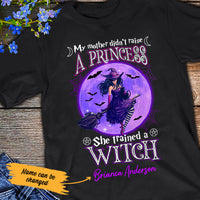 Personalized Halloween Witch Mother Raise T Shirt JL145 30O53 thumb 1