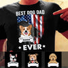 Personalized Dog Dad Flag T Shirt JN45 95O58 1