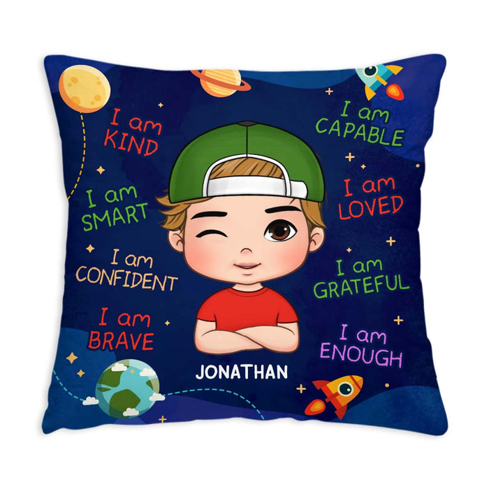 Personalized Gift For Grandson I Am Kind Pillow 30490 1