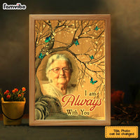 Personalized Memorial Gift I'm Always With You Picture Frame Light Box 31708 thumb 1