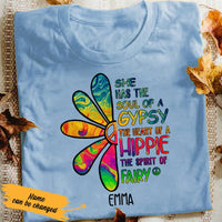 Personalized Hippie White T Shirt JN173 67O36 thumb 1