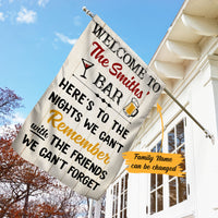 Personalized Backyard Bar Gardening Flag AG61 85O58 thumb 1