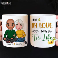 Personalized Couple Gift I Fell In Love With You For Life Mug 31177 thumb 1