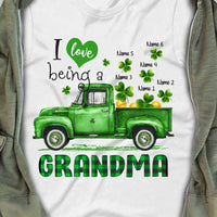Personalized Grandma Patrick's Day T Shirt FB151 30O34 thumb 1