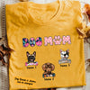 Personalized Dog Mom T Shirt FB241 26O36 1