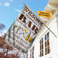 Personalized Backyard Bar Gardening Flag AG63 85O34 thumb 1