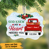Personalized Love Couple Red Truck Christmas Benelux Ornament NB1210 87O47 1