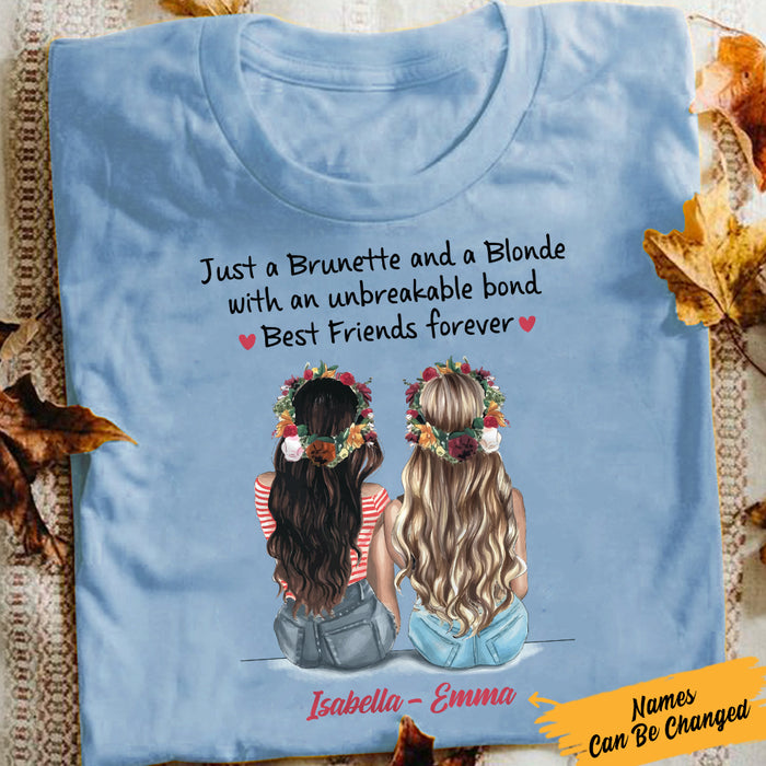 Personalized Unbreakable Bond Girl Friends T Shirt AG63 28O57 1