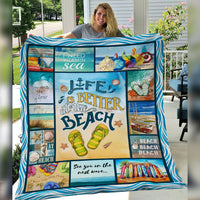 Beach Fleece Blanket JN273 73O47 thumb 1