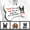 Personalized Dog I Am Cute  Bone Pet Tag NB61 85O57 1