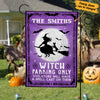 Personalized Witch Parking Only Halloween Flag JL204 73O57 1