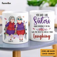 Personalized Friends Gift You And I Are Sisters Mug 31280 thumb 1