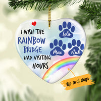 Personalized Dog Cat Memorial Rainbow  Ornament OB232 81O34 thumb 1