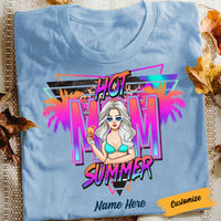 Personalized Hot Mom Summer Beach T Shirt JL21 30O58 thumb 1