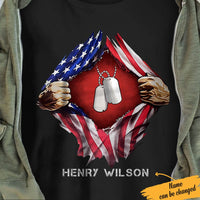 Personalized Veteran T Shirt JN81 85O61 thumb 1