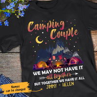 Personalized Camping Husband & Wife T Shirt JN173 95O65 thumb 1